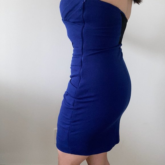 [NEW] Royal Blue Strapless Dress for Prom/Graduation/Weddings - Picture 3 of 4